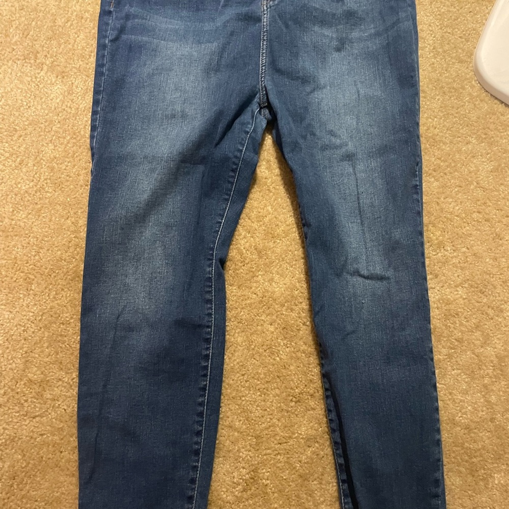 Forever 21 Blue Straight Leg Jeans